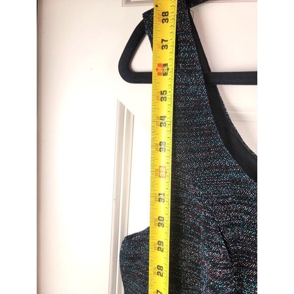 NEW Torrid Women's Sparkly Shimmers Knit Sleeveless A-Line Pleated Dress Size L - Picture 8 of 10